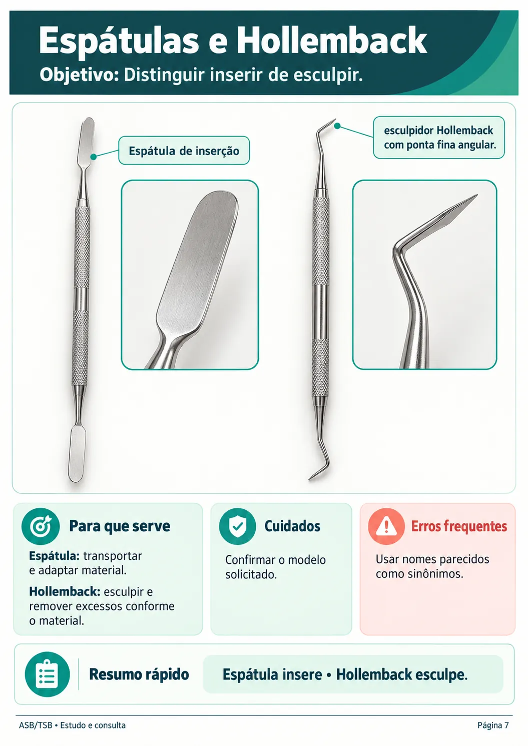 Espátulas y Hollenback
