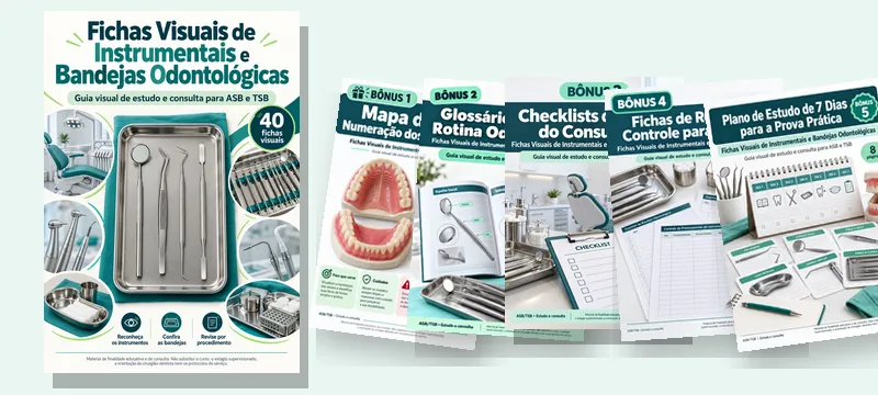 40 Fichas Visuales de Instrumental y Bandejas Odontológicas